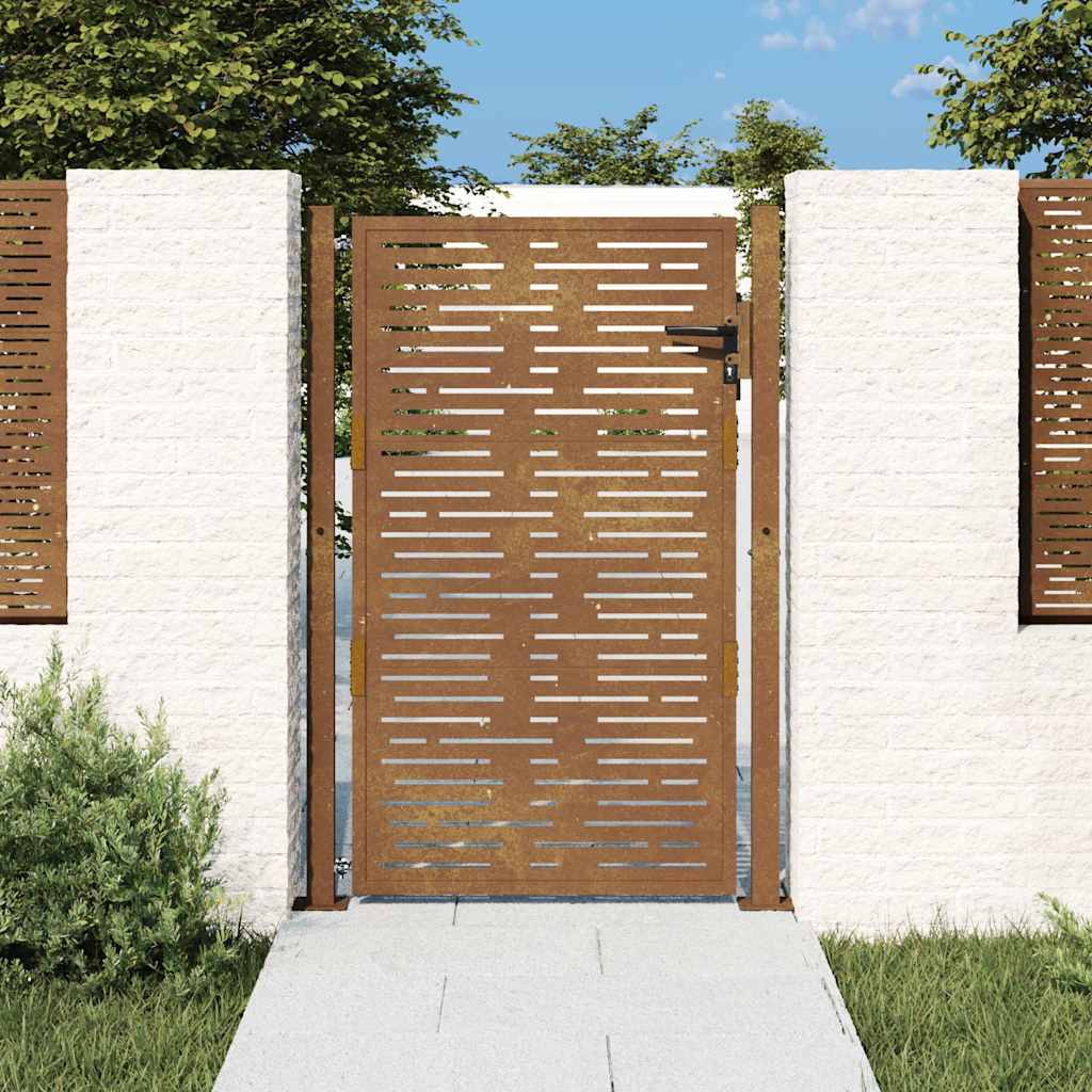 Vidaxx Tor quadratisch 105x155 cm Cortenstahl