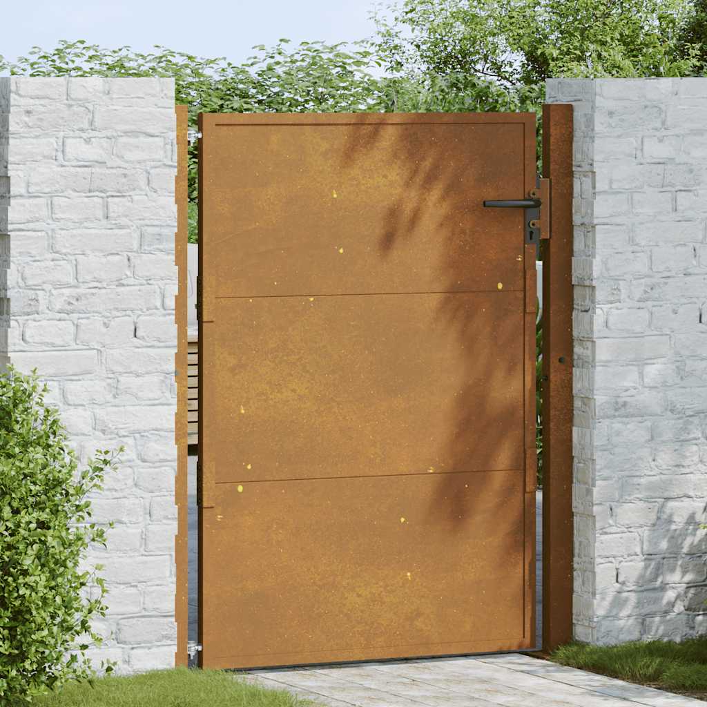 VIDAXL -Anschluss 105x155 cm Corten Stahl