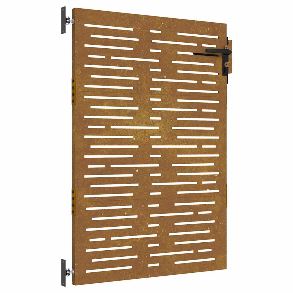 Vidaxxl-Tor 85x150 cm quadratischer Cortenstahl