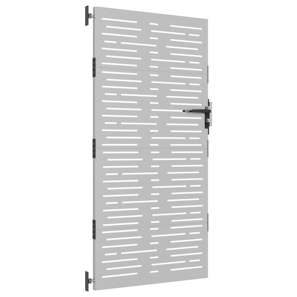 Vidaxxl-Tor 85x200 cm quadratischer Cortenstahl