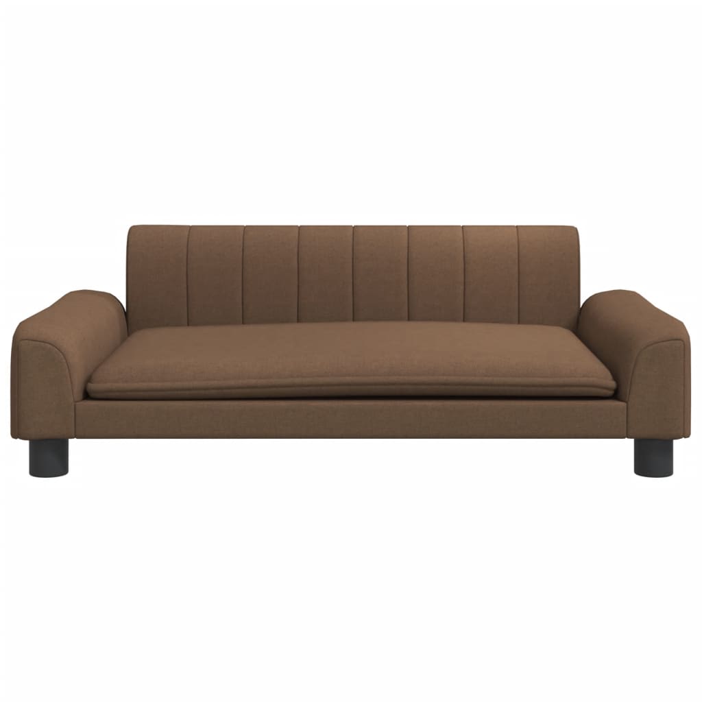 VidaXL Hundebett 90x53x30 cm Stoff braun