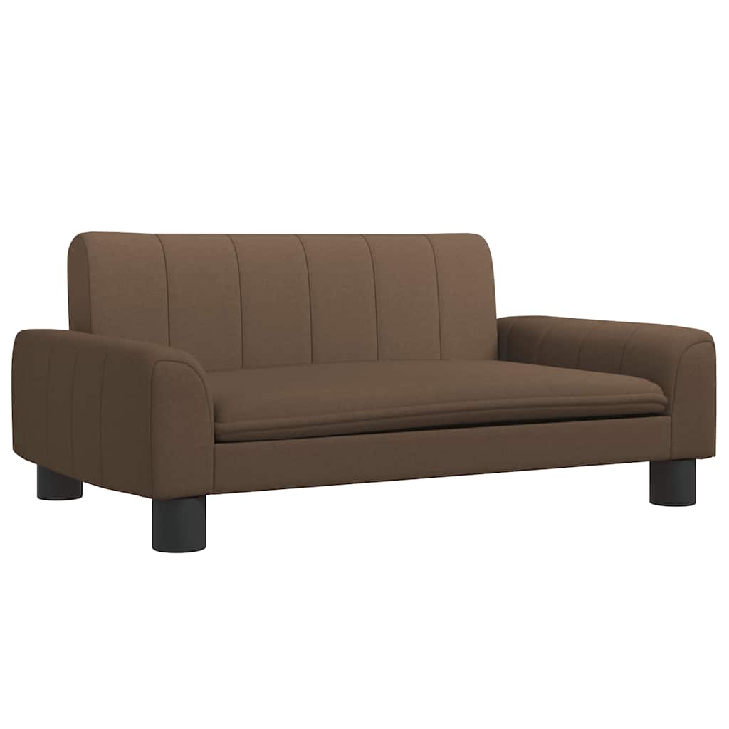 VidaXL Hundebett 70x45x30 cm Stoff braun
