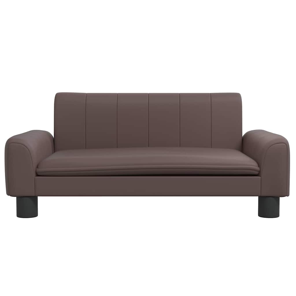 Vidaxxl Hundebett 70x45x30 cm Kunstleder braun
