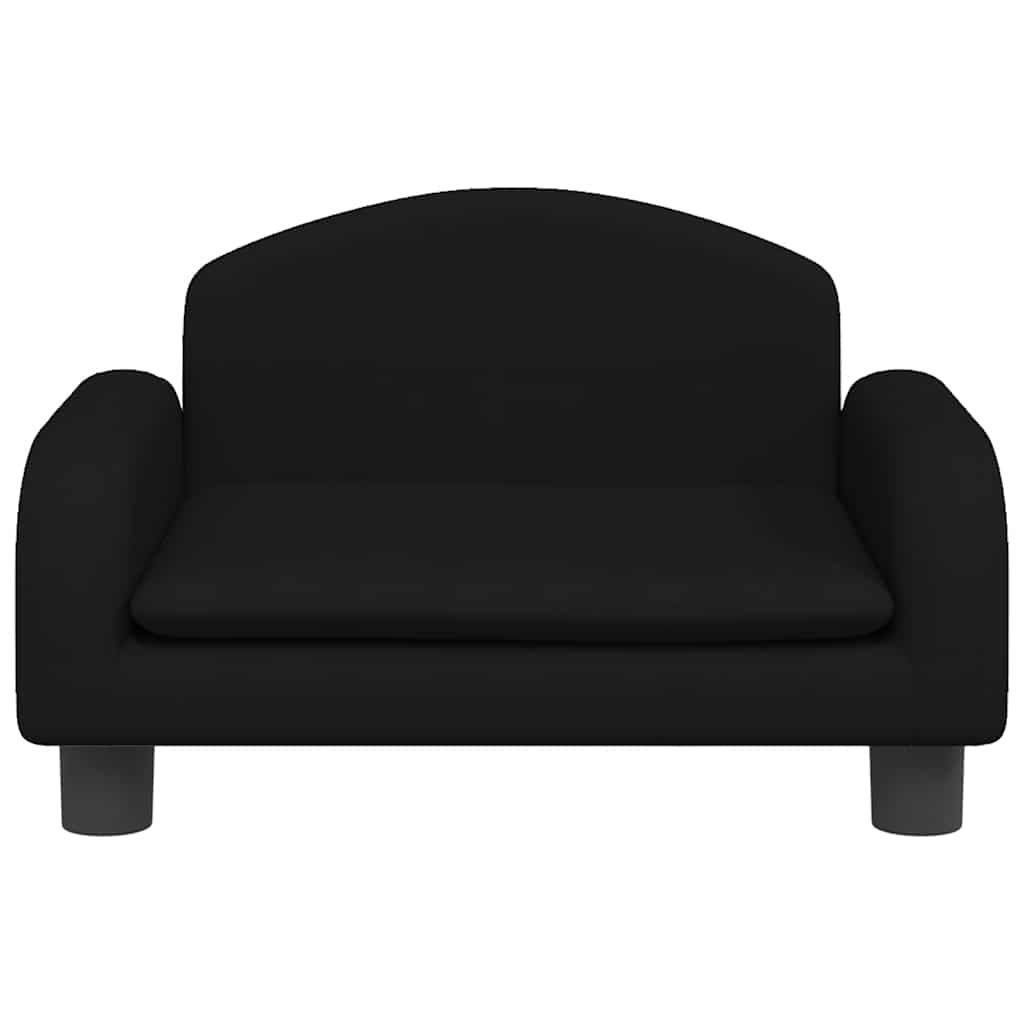 Vidaxl Hundekorb 50x40x30 cm Stoff schwarz