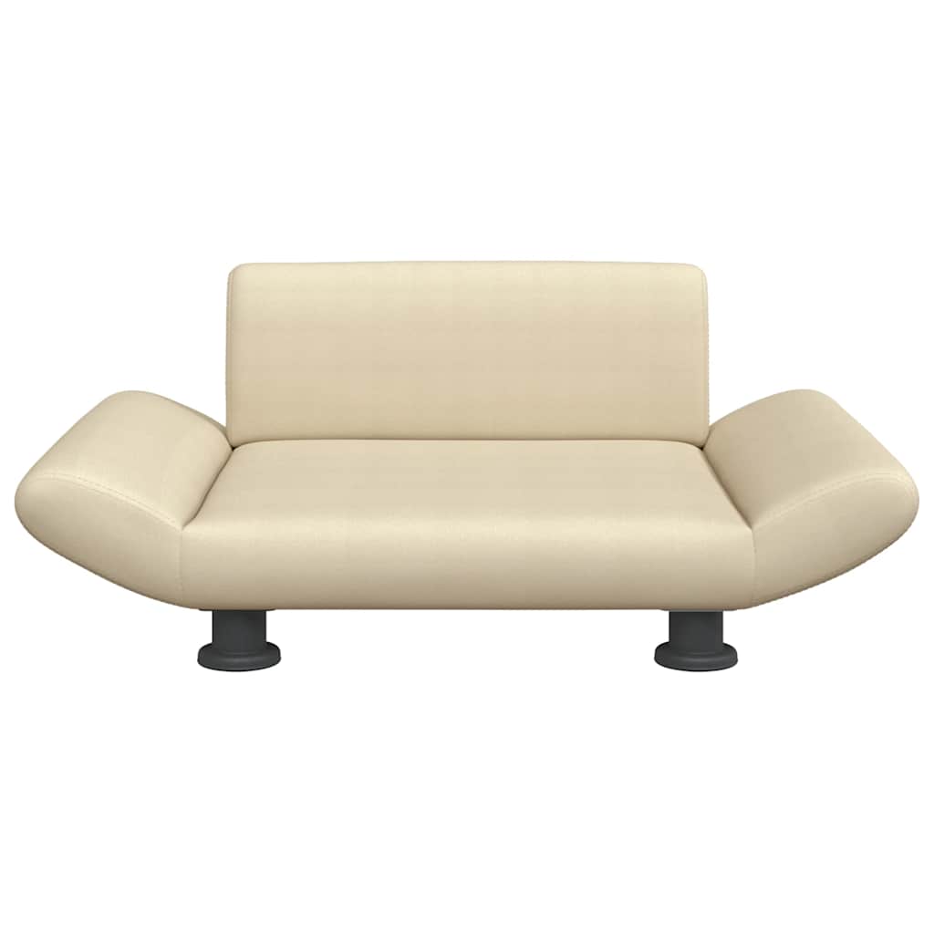 Vidaxl Hundekorb 70x45x28 cm Stoffcreme -Colored