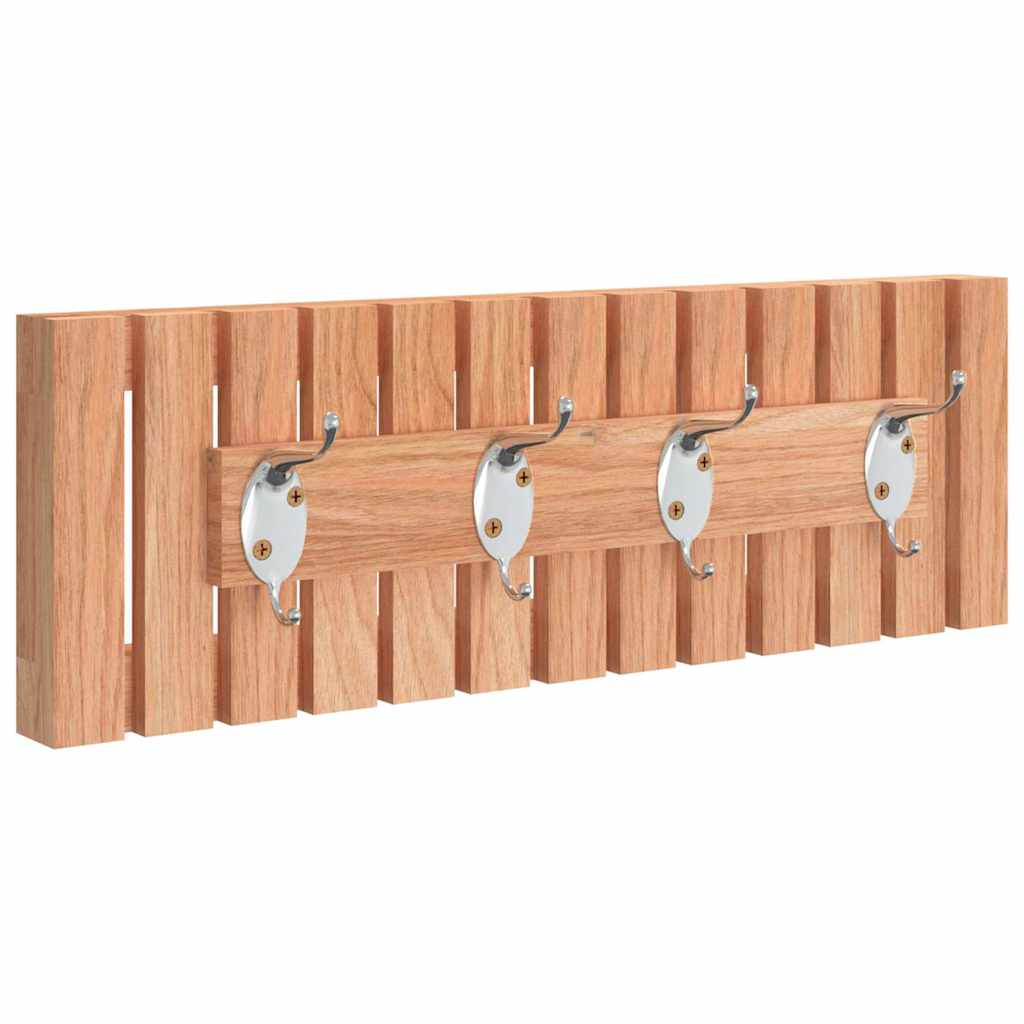 Vidaxl -Wandbedeckungsregal 42x8.5x14 cm Festes Walnussholz