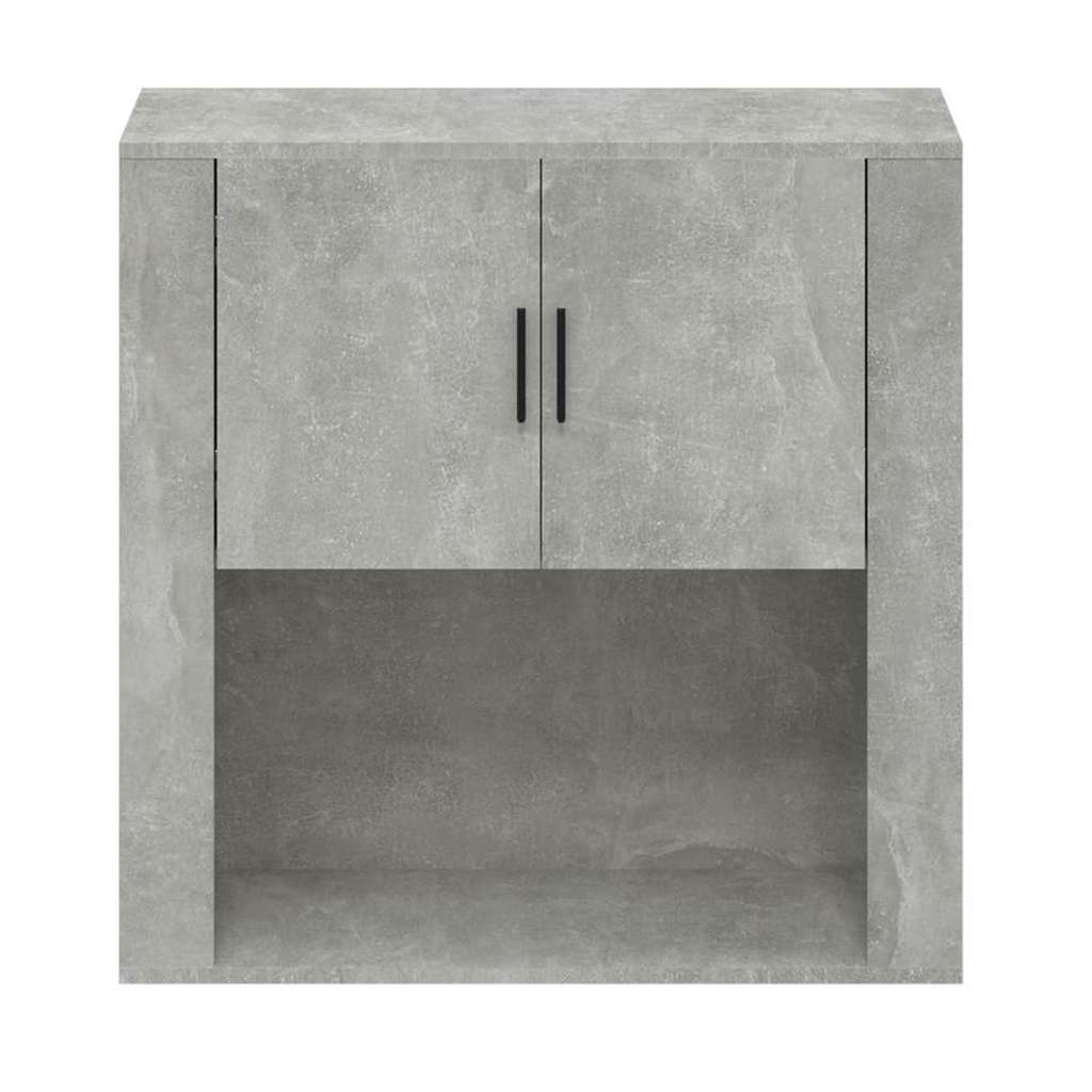Vidaxl wandkast 80x33x80 cm bewerkt hout betongrijs