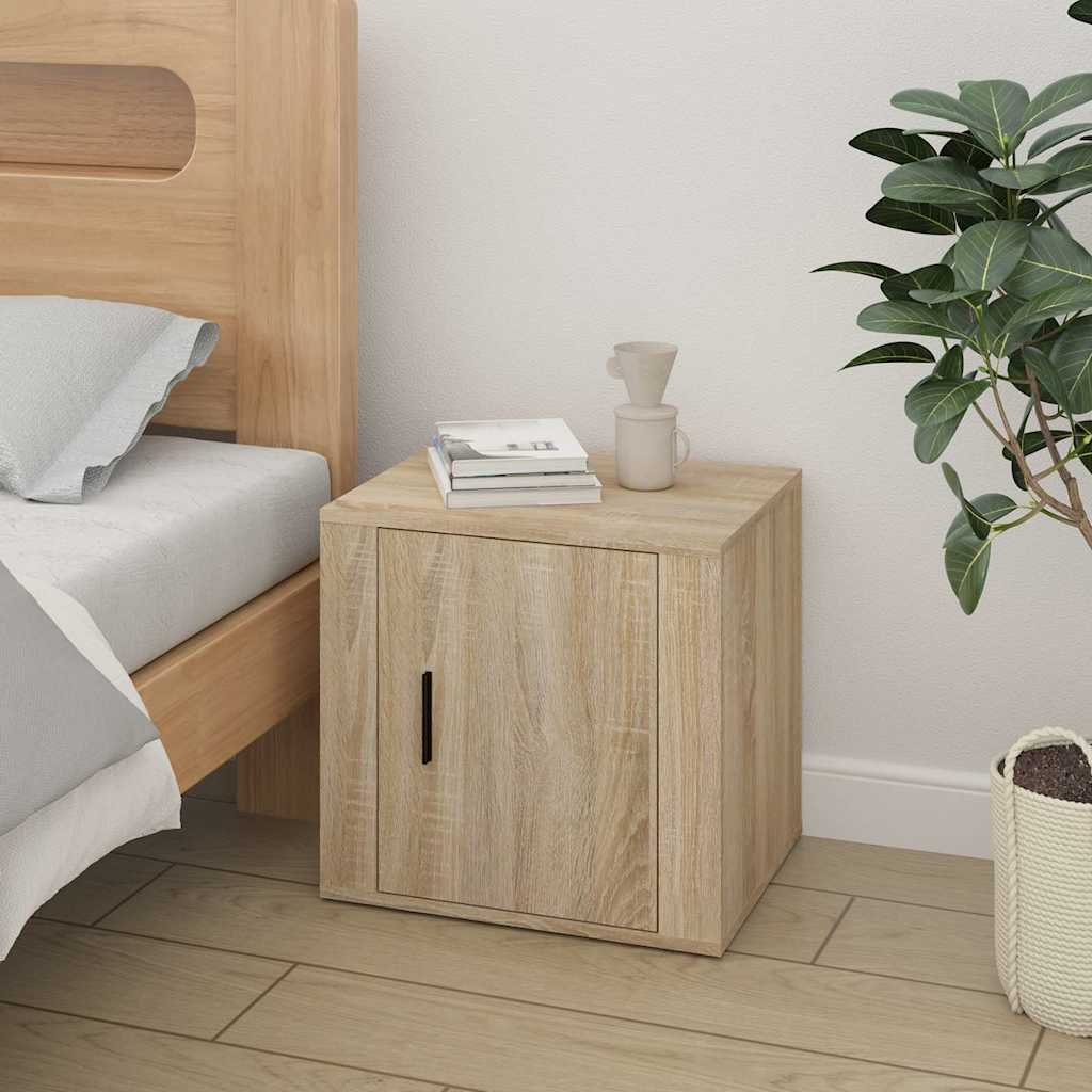 Vidaxl nachtkastje 50x39x47 cm sonoma eikenkleurig