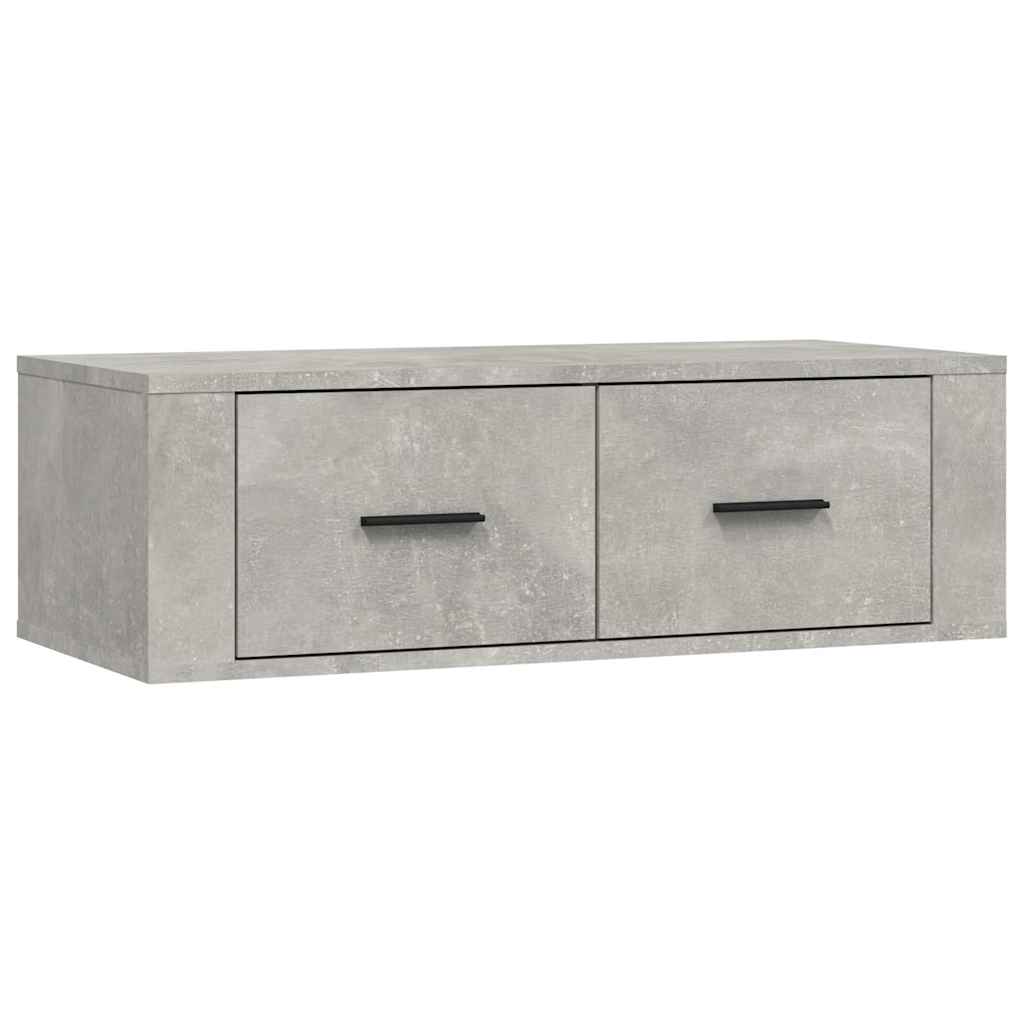 Vidaxl tv-hangmeubel 80x36x25 cm bewerkt hout betongrijs