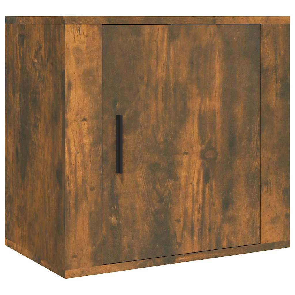 Vidaxl nachtkastje wandgemonteerd 50x30x47 cm gerookt eikenkleurig