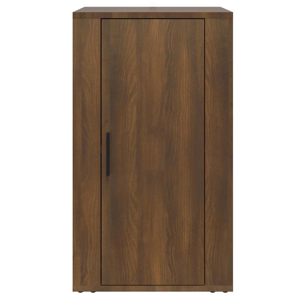 Vidaxl dressoir 40x33x70 cm bewerkt hout bruin eikenkleur