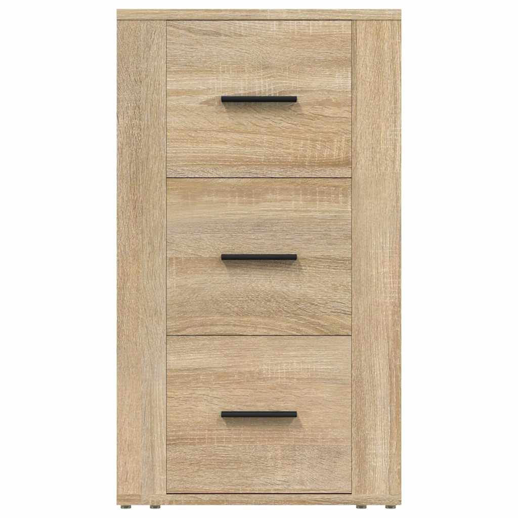 Vidaxl dressoir 40x33x70 cm bewerkt hout sonoma eikenkleurig