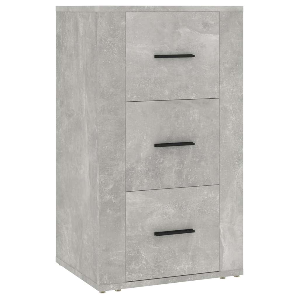 Vidaxl dressoir 40x33x70 cm bewerkt hout betongrijs