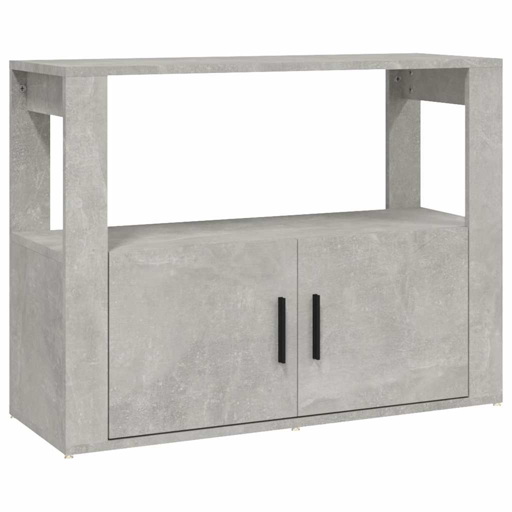Vidaxl dressoir 80x30x60 cm bewerkt hout betongrijs