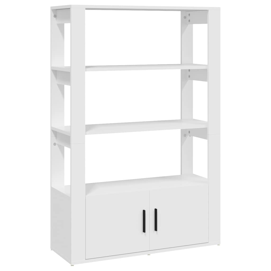 Vidaxl dressoir 80x30x119,5 cm bewerkt hout wit