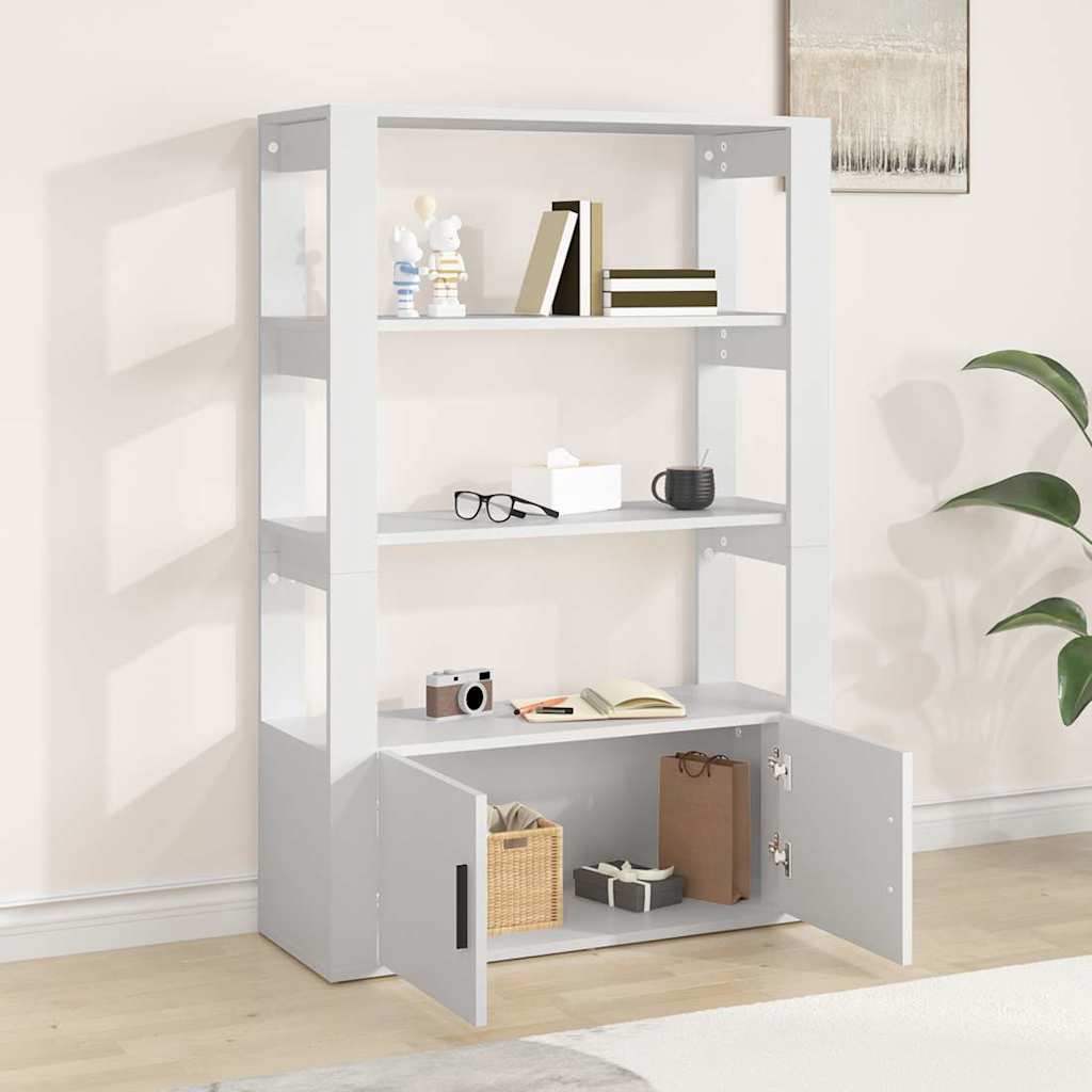 Vidaxl dressoir 80x30x119,5 cm bewerkt hout wit