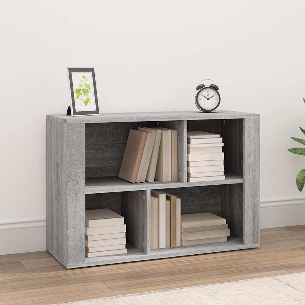 Vidaxl dressoir 80x30x54 cm bewerkt hout grijs sonoma eikenkleurig