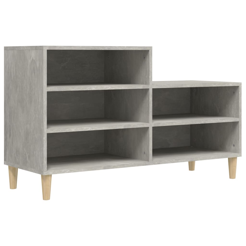 Vidaxx Schuhschrank 102x36x60 cm Holzwerkstoff betongrau