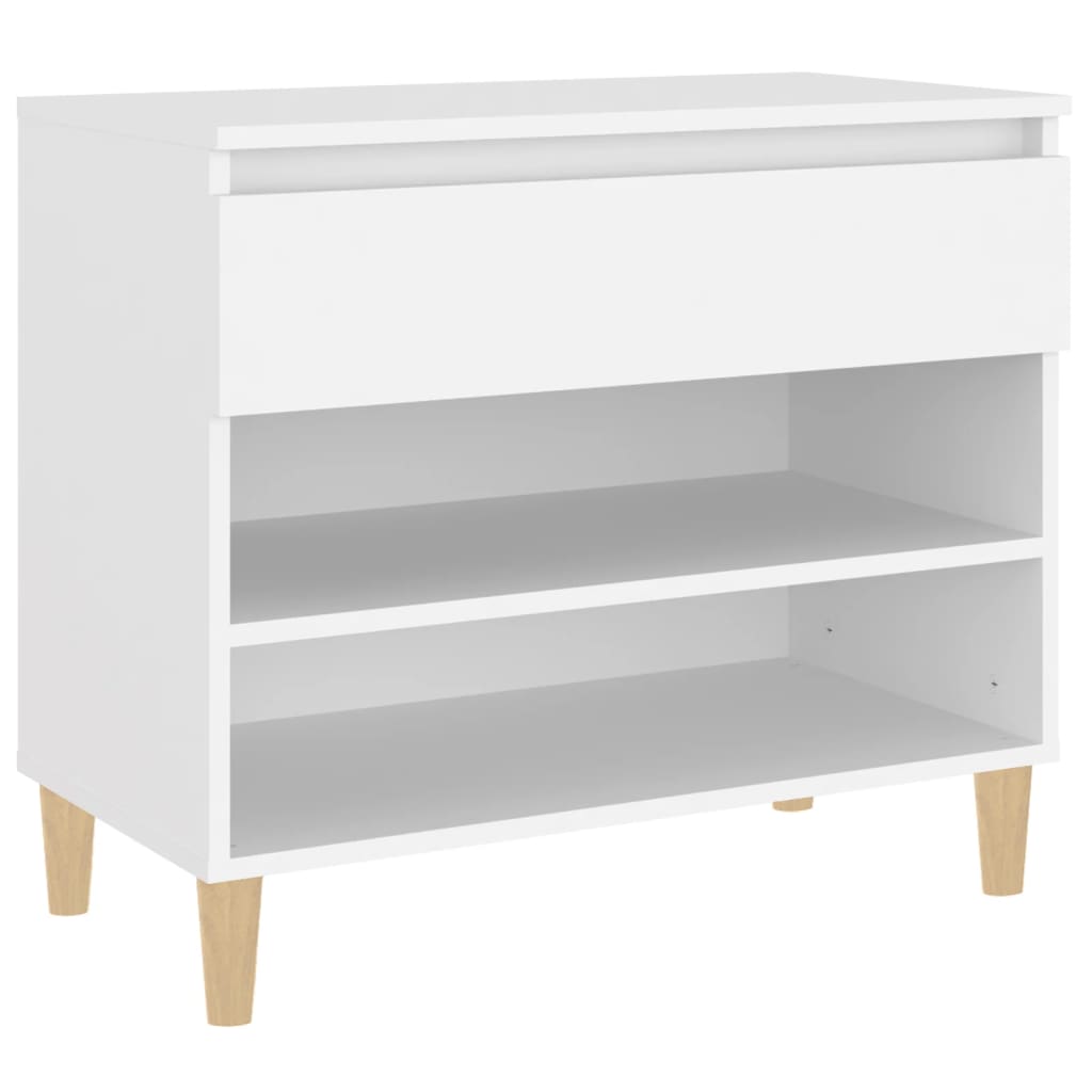 Vidaxl Schuhschrank 70x36x60 cm propertiertes Holz weiß