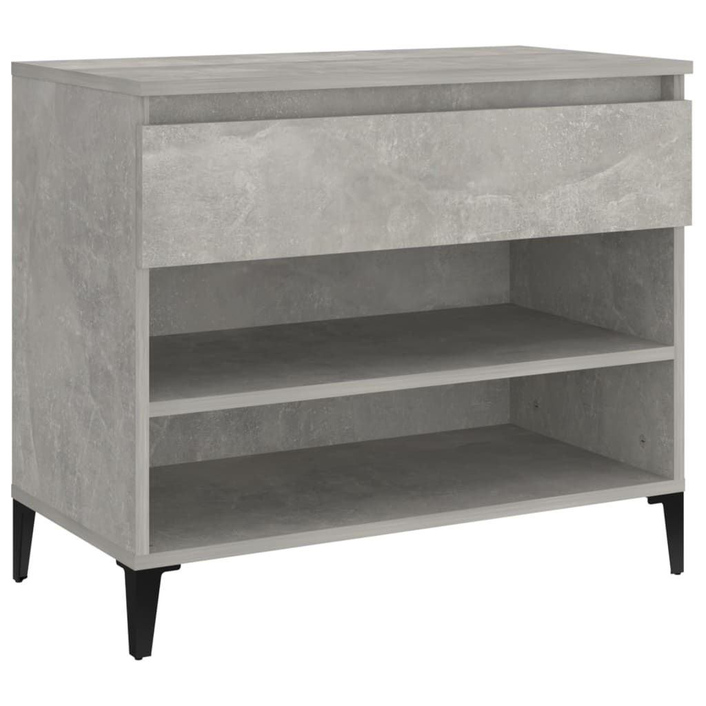 Vidaxx Schuhschrank 70x36x60 cm Holzwerkstoff betongrau