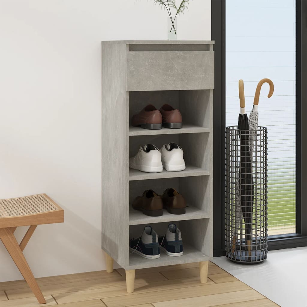 Vidaxl Schuhschrank 40x36x105 cm bearbeiteter Holzbetonpreis