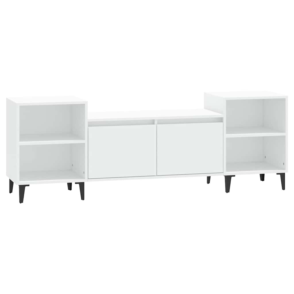 Vidaxl tv-meubel 160x35x55 cm bewerkt hout wit