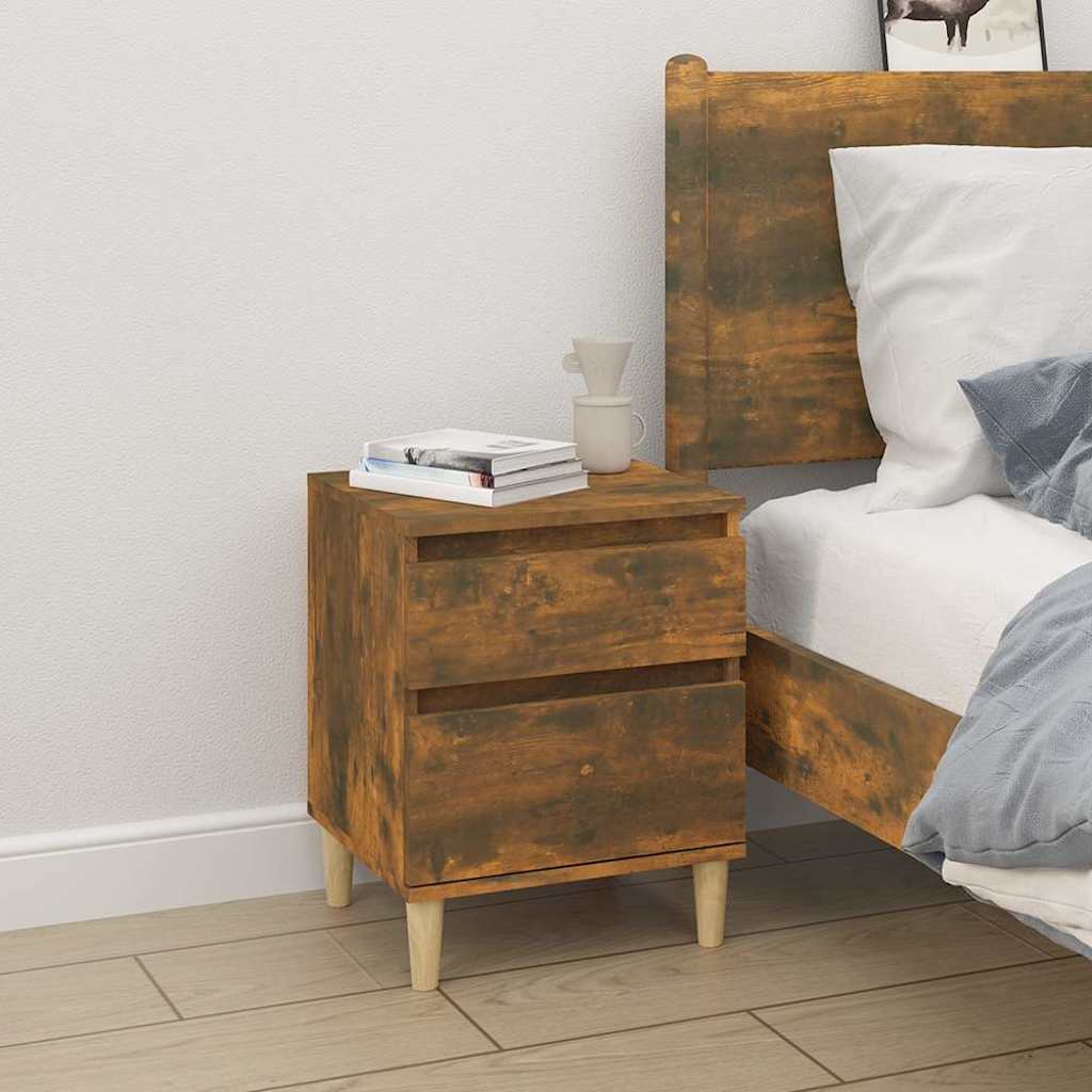 Vidaxl nachtkastjes 2 st 40x35x50 cm gerookt eikenkleurig