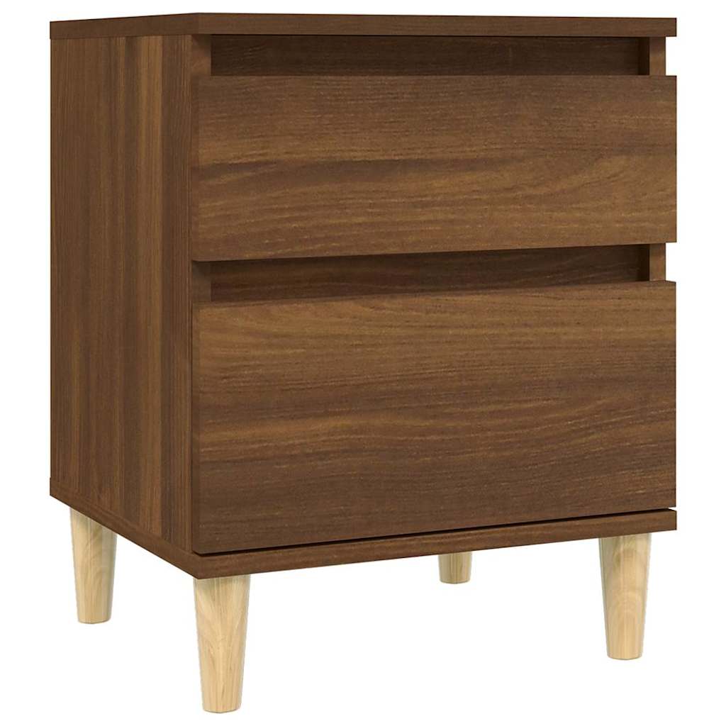 Vidaxl nachtkastje 40x35x50 cm bruin eikenkleur