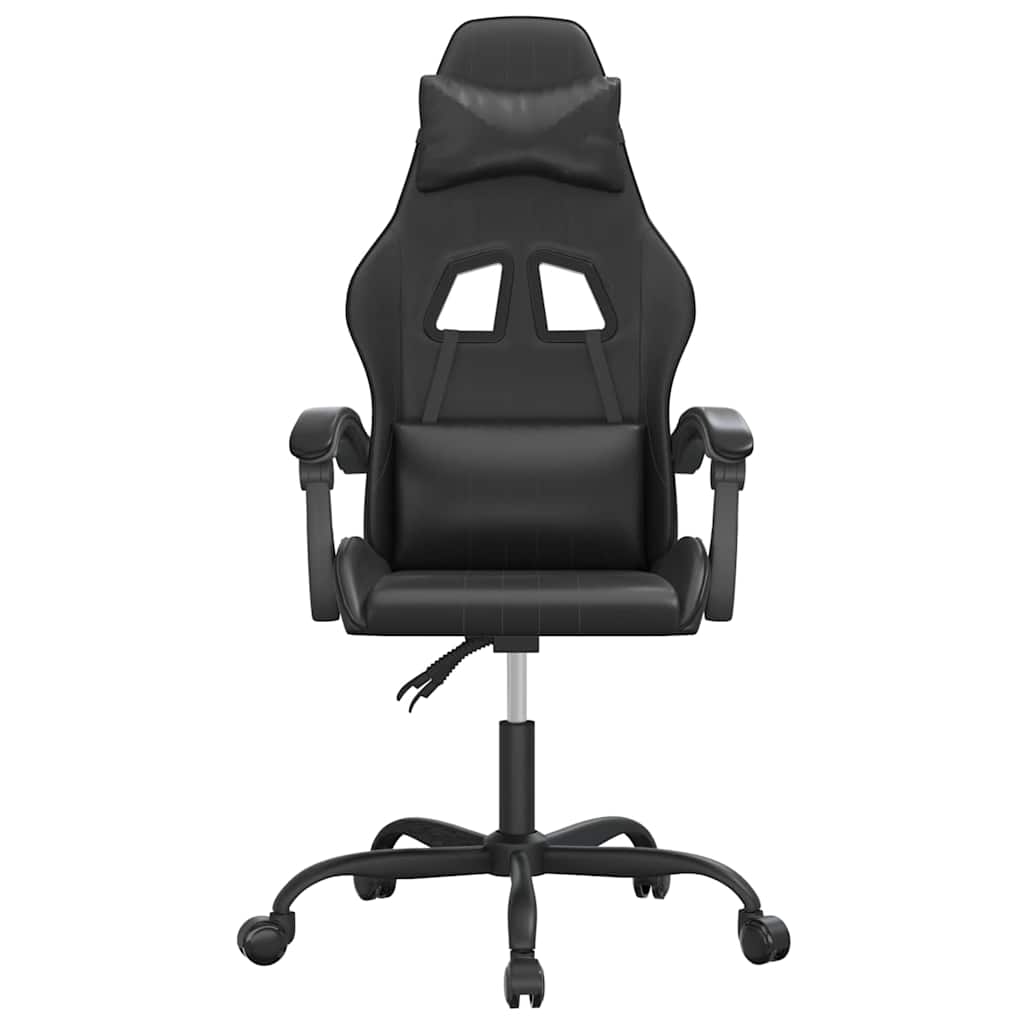 Vidaxl gamestoel kunstleer zwart