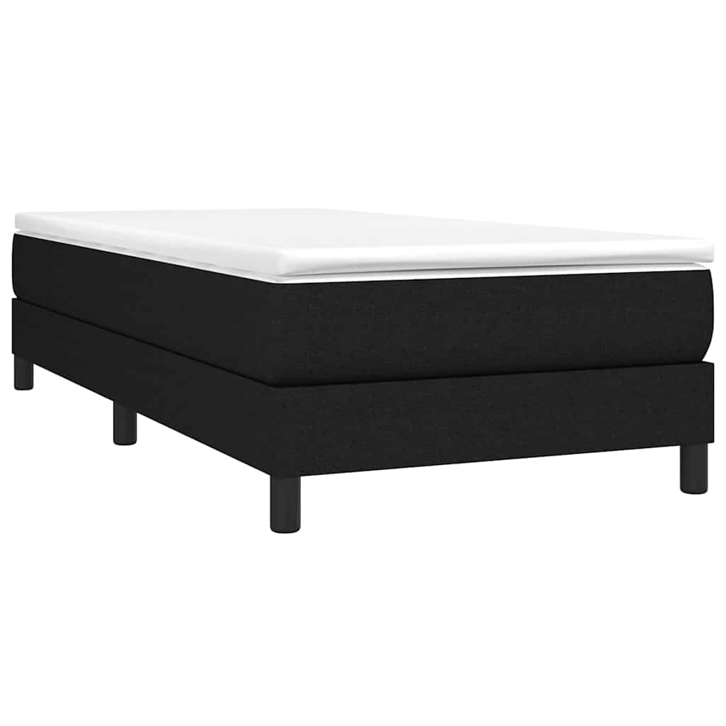 Vidaxl boxspring bed 90x190 cm stof zwart