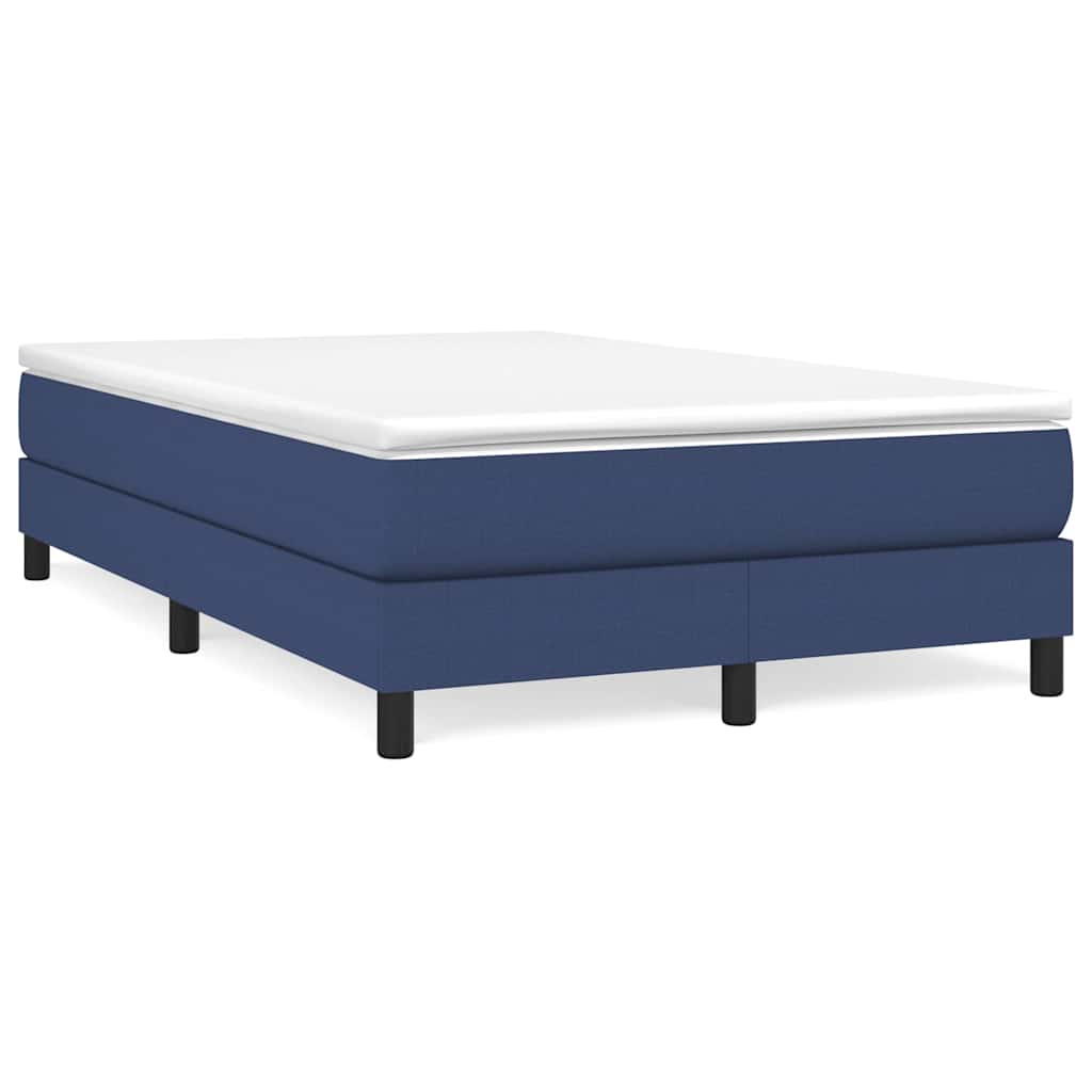 Vidaxl boxspring bed 120x200 cm stof blauw