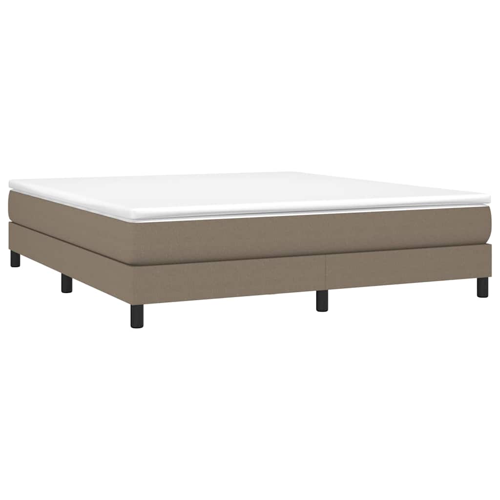 Vidaxl boxspring bed stof taupe 180x200 cm