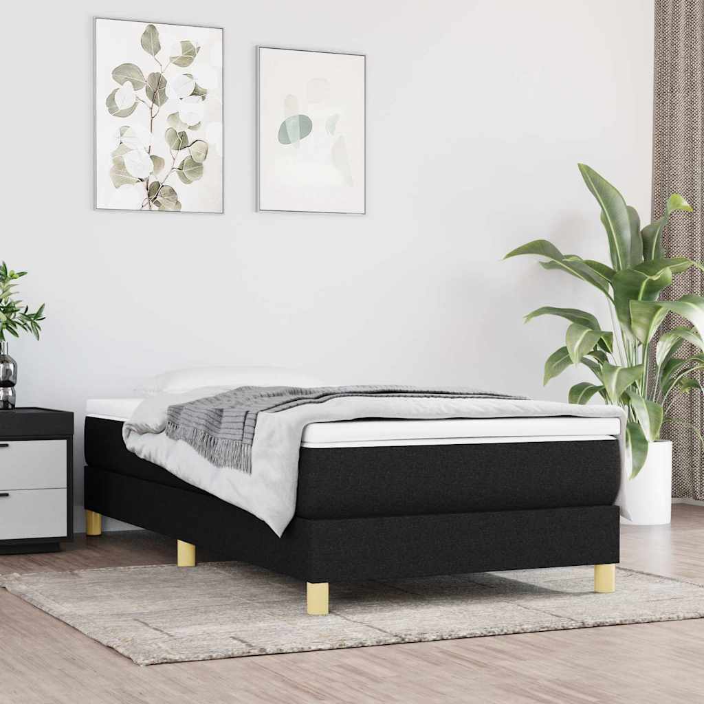 Vidaxl boxspring bed 80x200 cm stof zwart