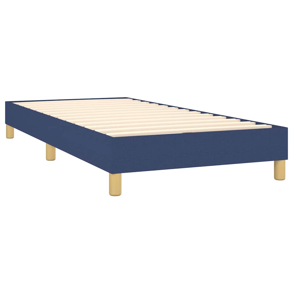 Vidaxl boxspring bed 80x200 cm stof blauw