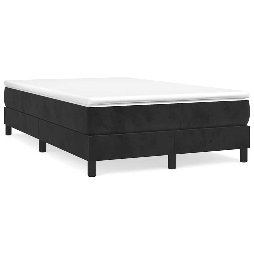 Vidaxl boxspring bed 120x200 cm fluweel zwart