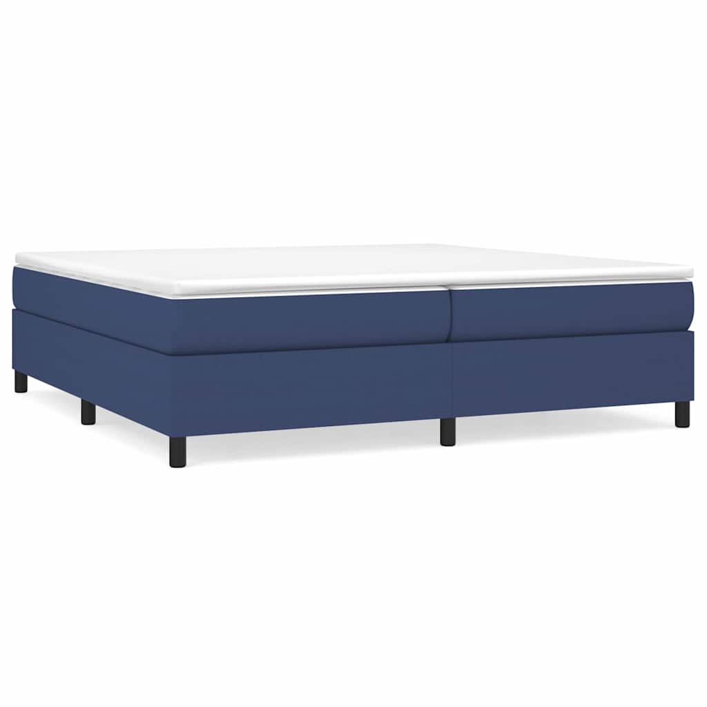 Vidaxl boxspring bed stof blauw 200x200 cm