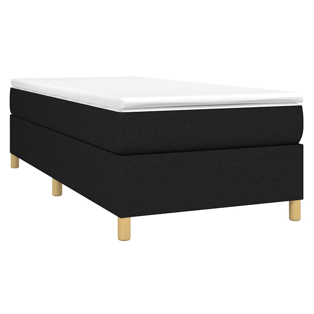 Vidaxl boxspring bed 80x200 cm stof zwart