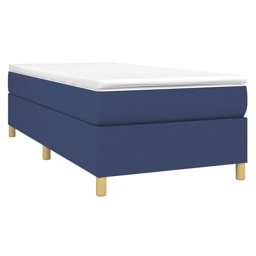Vidaxl boxspring bed 80x200 cm stof blauw
