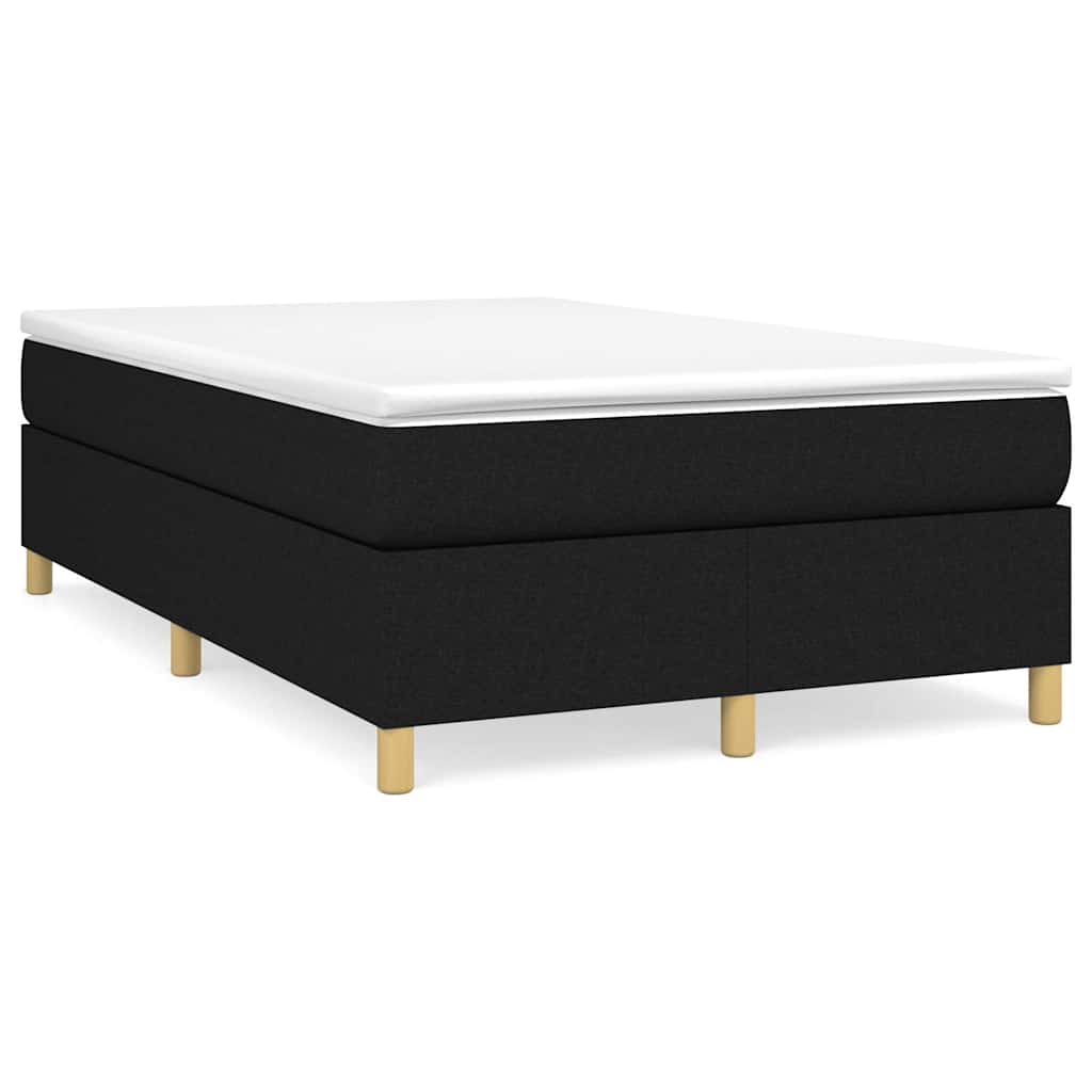 Vidaxl boxspring bed 120x200 cm stof zwart