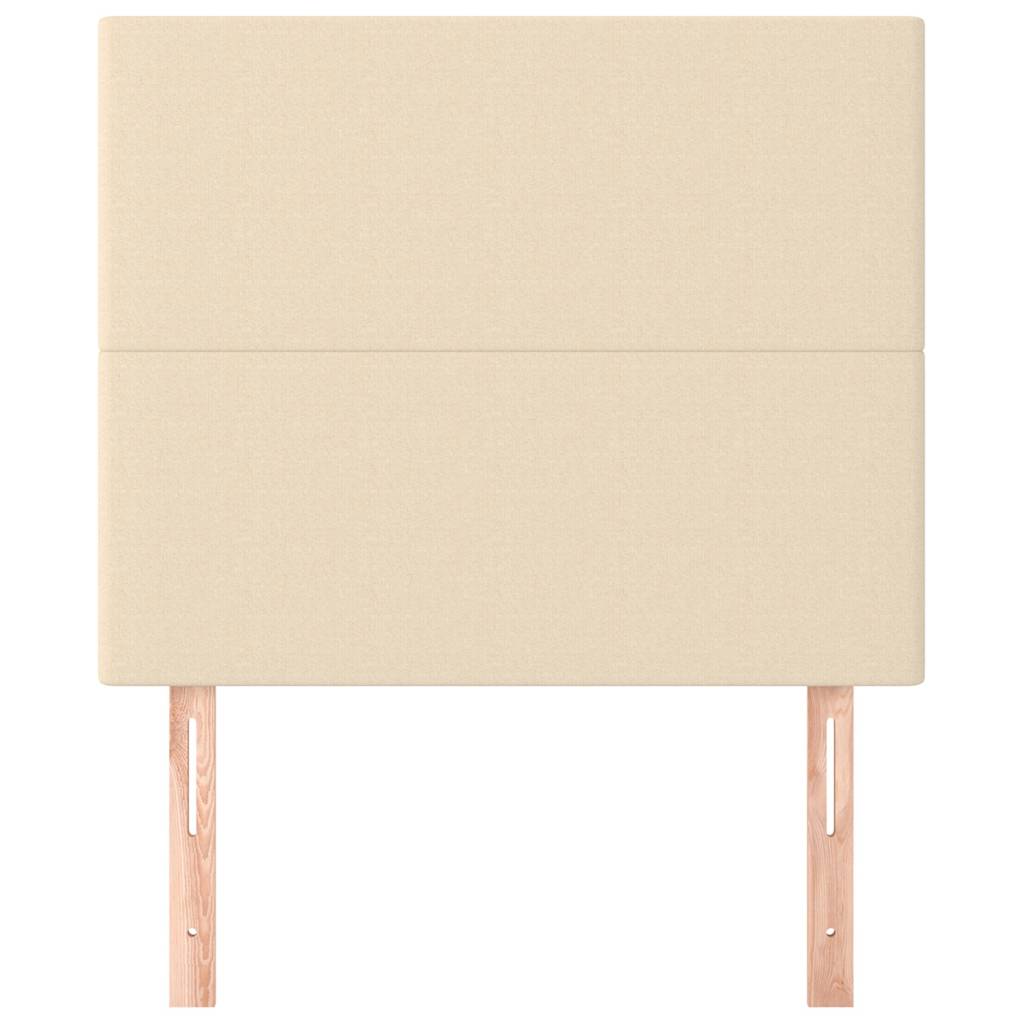 Vidaxl hoofdbord crème 100x5x118 128 cm stof