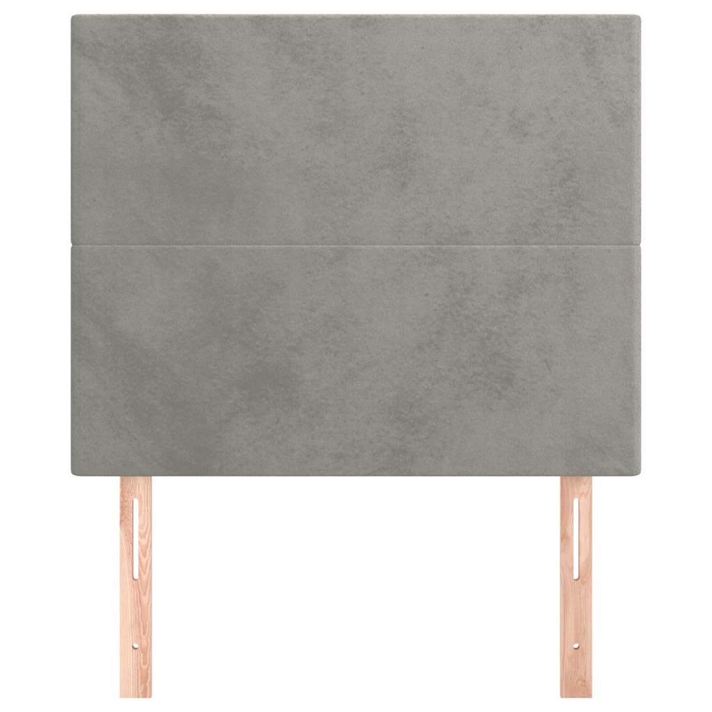 Vidaxl hoofdbord lichtgrijs 100x5x118 128 cm fluweel