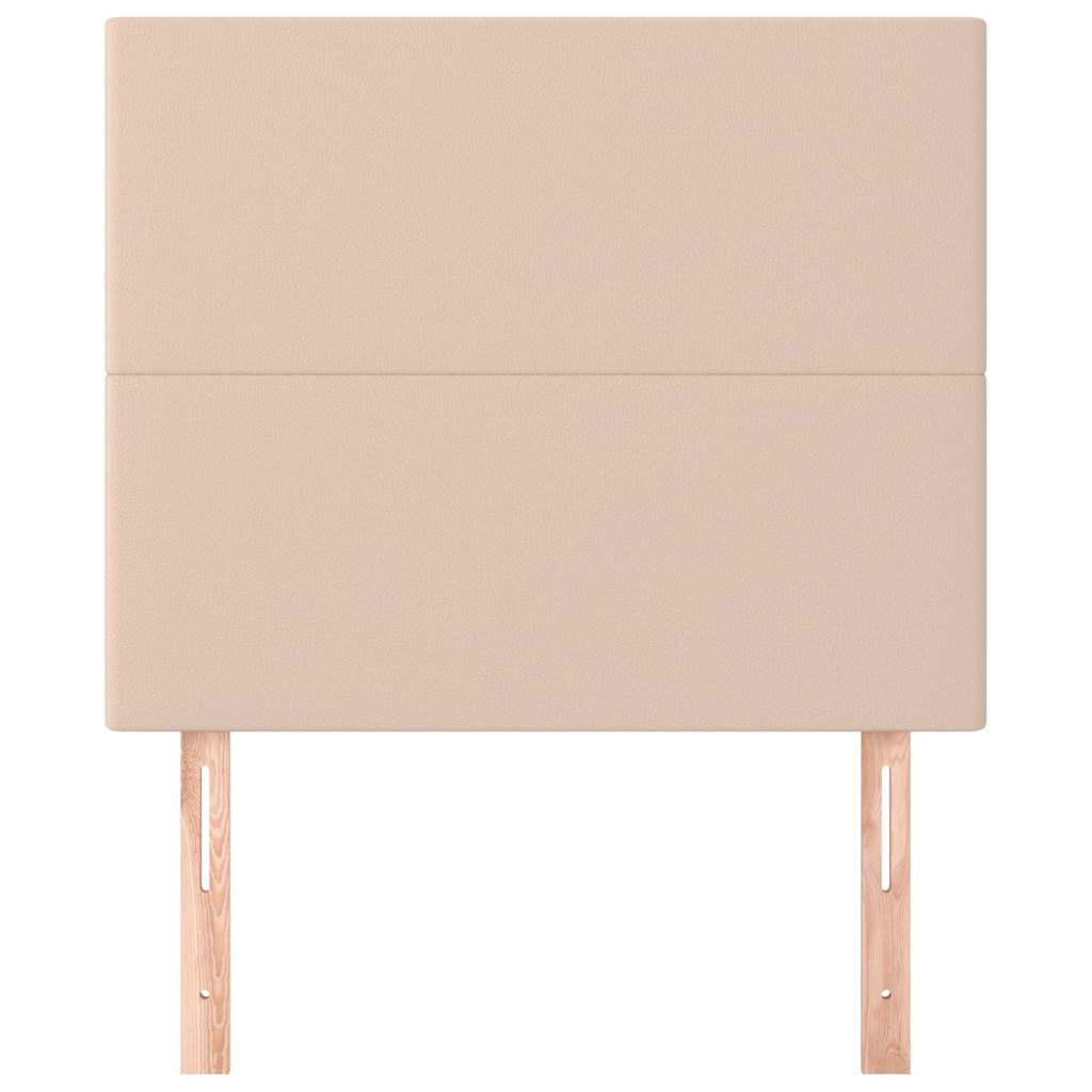 Vidaxl hoofdbord cappuccino 90x5x118 128 cm kunstleer