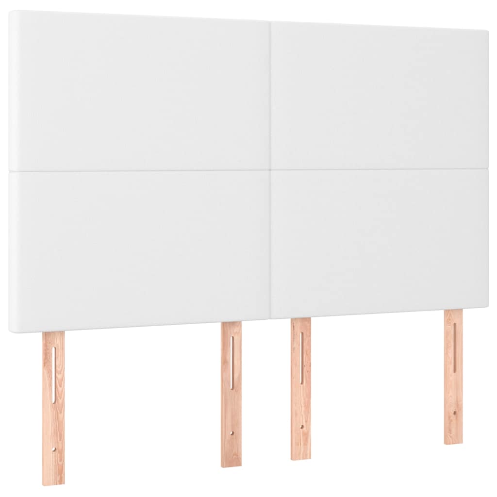 Vidaxl hoofdbord wit 144x5x118 128 cm kunstleer