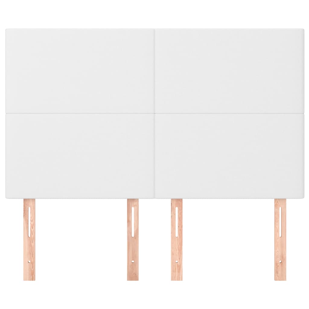 Vidaxl hoofdbord wit 144x5x118 128 cm kunstleer