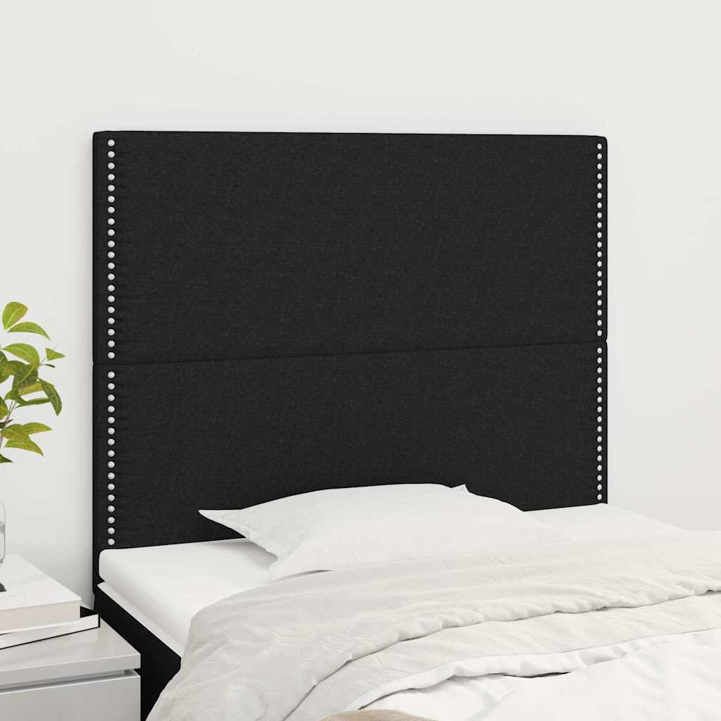 Vidaxl hoofdbord zwart 90x5x118 128 cm stof
