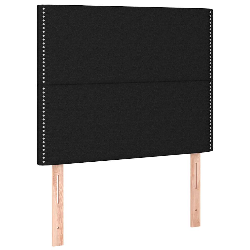 Vidaxl hoofdbord zwart 100x5x118 128 cm stof