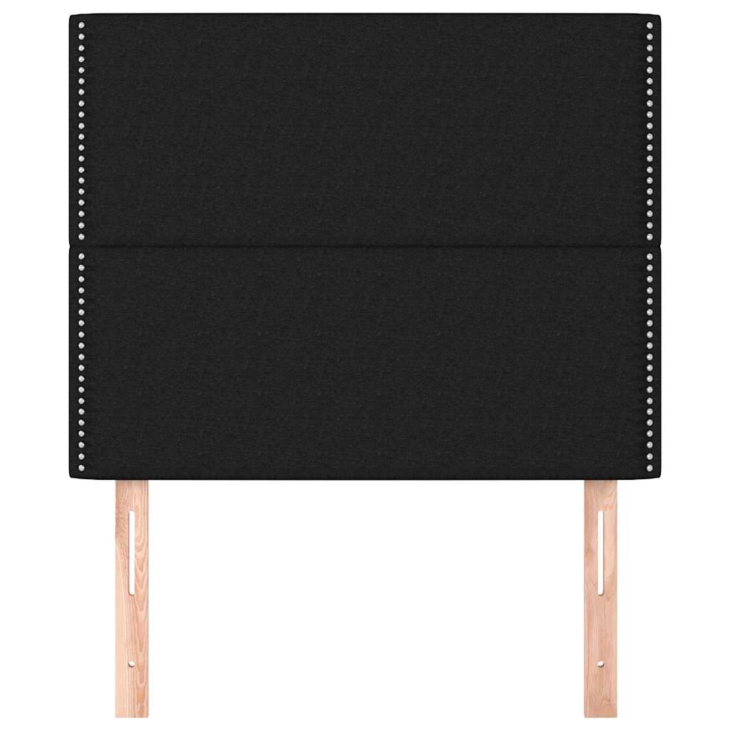 Vidaxl hoofdbord zwart 100x5x118 128 cm stof
