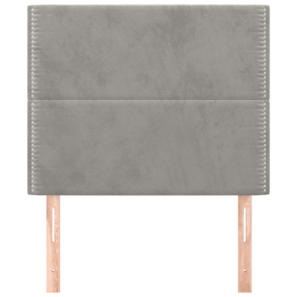 Vidaxl hoofdbord lichtgrijs 100x5x118 128 cm fluweel