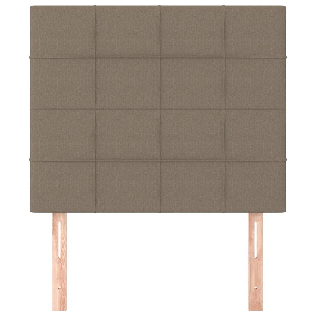 Vidaxl hoofdbord taupe 90x5x118 128 cm stof