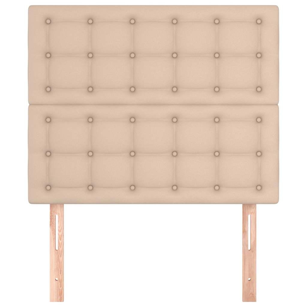 Vidaxl hoofdbord cappuccino 100x5x118 128 cm kunstleer